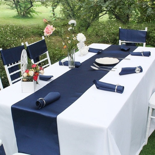 Navy table runners best sale