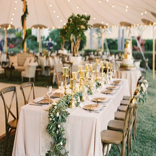 Tablecloths - Polyester, Lace, Banquet, Burgundy & Fitted