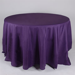 108" Round Polyester Tablecloths
