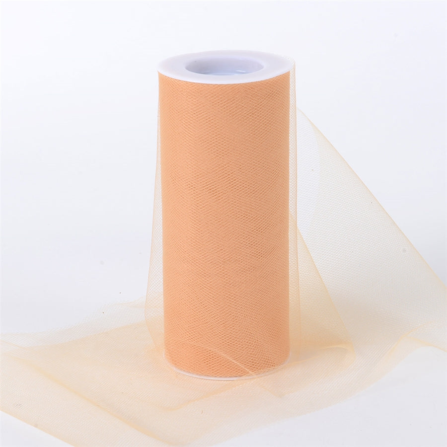Pumpkin GOLD 12 Inch Tulle Roll 25 Yards