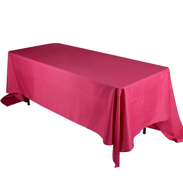 FUCHSIA 70 x 120 Inch POLYESTER RECTANGLE Tablecloths