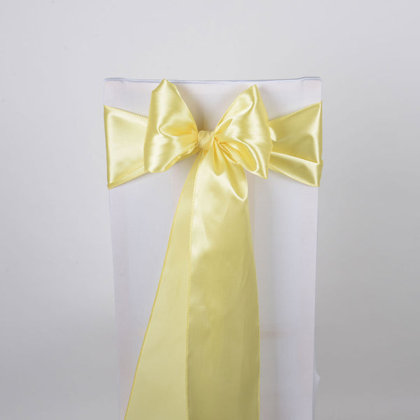 Baby Maize SATIN Chair Sash 10 Pieces