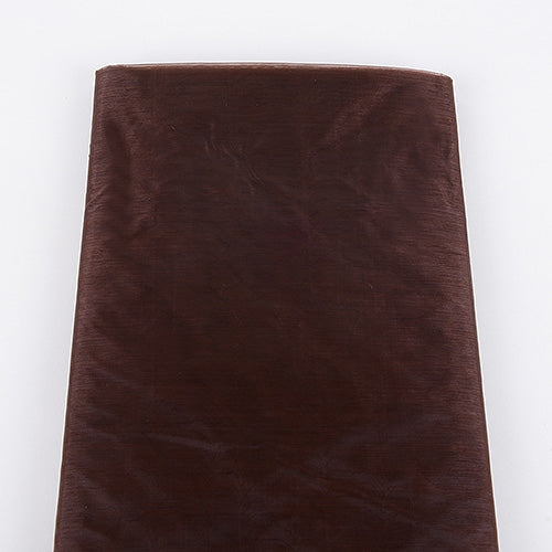 CHOCOLATE BROWN Premium ORGANZA Fabric 60x10 Yards