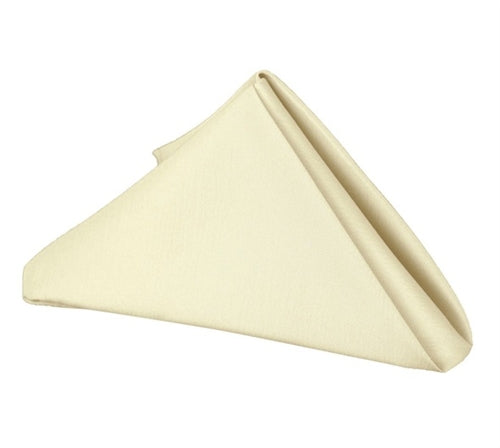 IVORY 20 x 20 POLYESTER Napkins - 5 Napkins