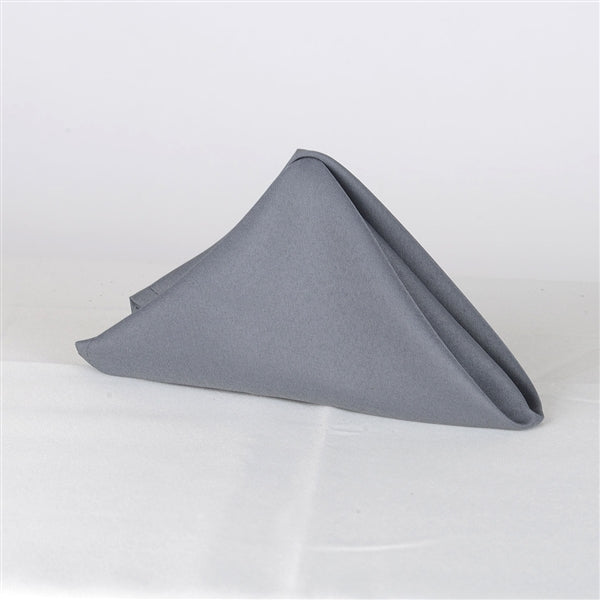 CHARCOAL 20 x 20 POLYESTER Napkins - 5 Napkins