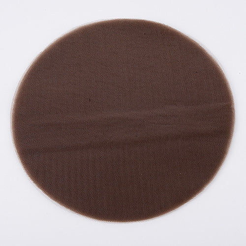 CHOCOLATE BROWN Pre Cut 12 Inch Premium Tulle Circles 25 Pieces