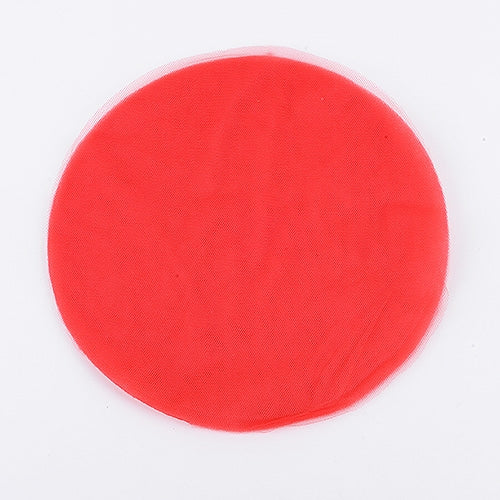 RED Pre Cut 9 Inch Premium Tulle Circles 25 Pieces