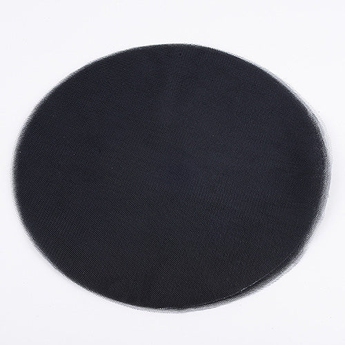 BLACK Pre Cut 9 Inch Premium Tulle Circles 25 Pieces