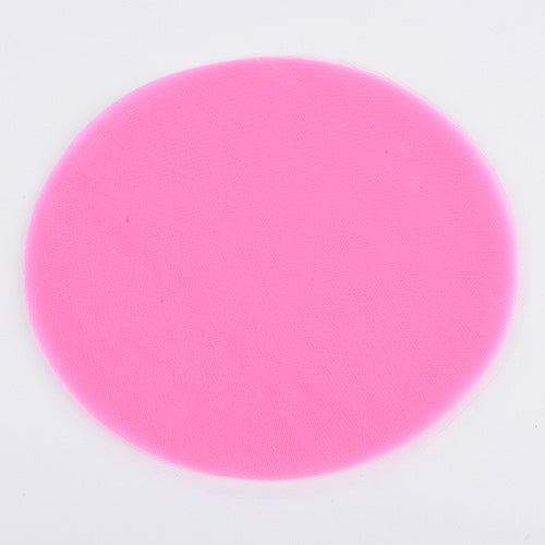 Shocking Pink Pre Cut 9 Inch Premium Tulle Circles 25 Pieces