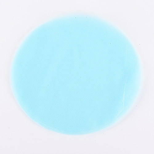 Aqua Blue Pre Cut 9 Inch Premium Tulle Circles 25 Pieces