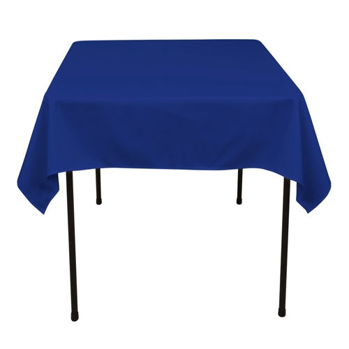 ROYAL BLUE 52 x 52 Inch POLYESTER SQUARE Tablecloths