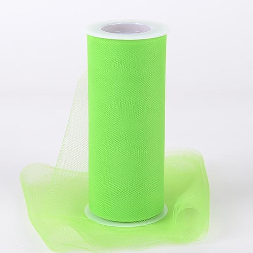 APPLE GREEN 12 Inch Tulle Roll 25 Yards