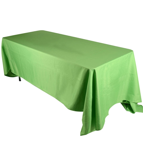 APPLE GREEN 70 x 120 Inch POLYESTER RECTANGLE Tablecloths