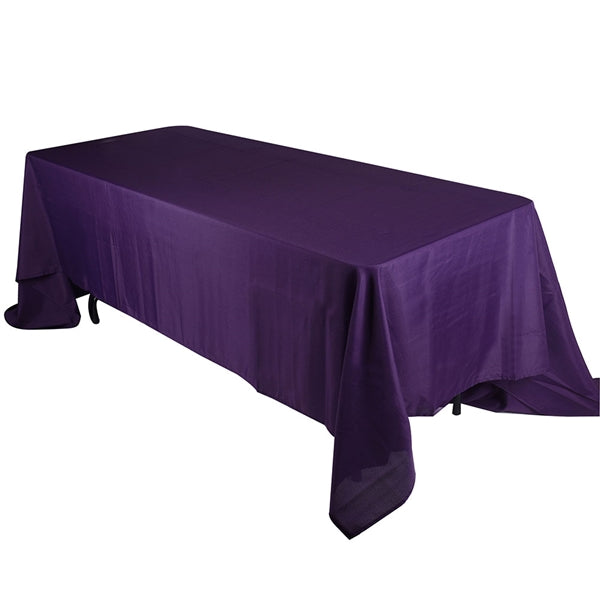PLUM 70 x 120 Inch POLYESTER RECTANGLE Tablecloths