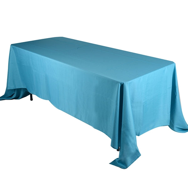 TURQUOISE 70 x 120 Inch POLYESTER RECTANGLE Tablecloths