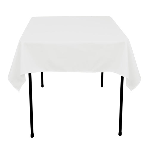 WHITE 70 x 70 Inch SQUARE Tablecloths