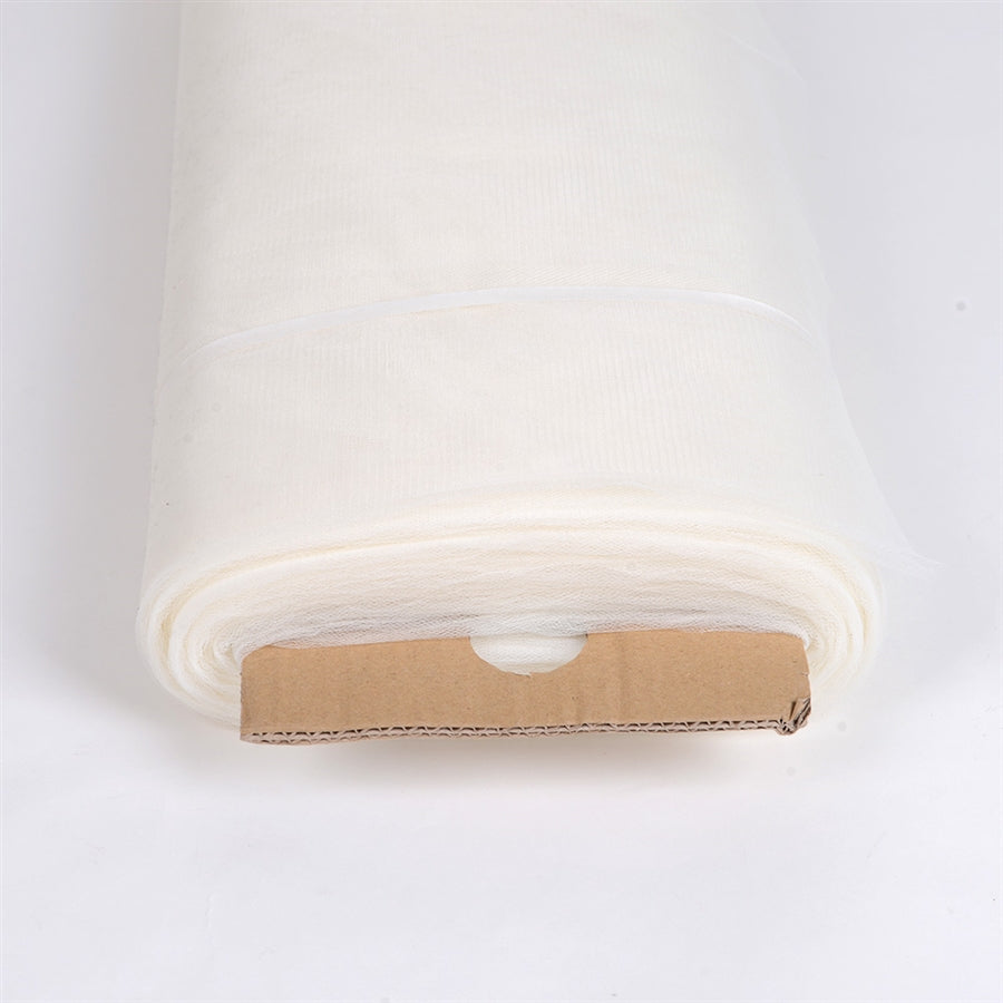 IVORY 108 Inch Tulle Bolt 50 Yards