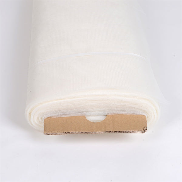 Pre-order Now & Ship On February 23rd - IVORY 108 Inch Tulle Bolt 50 Yards