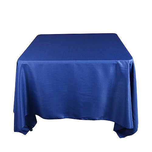 NAVY Blue 85 x 85 Inch POLYESTER SQUARE Tablecloths