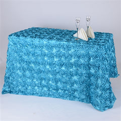 90" x 132" Rectangular ROSETTE Tablecloths