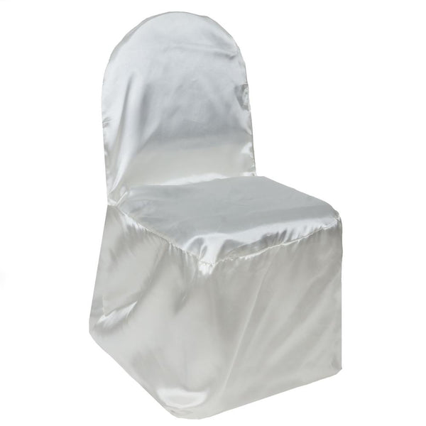 IVORY SATIN Banquet Chair Cover
