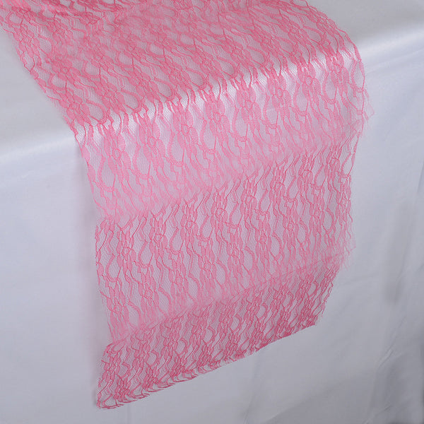FUCHSIA Lace Table Runner