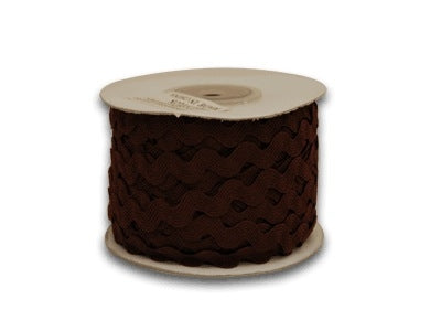 Brown 10 mm Ric Rac Trim 25 Yards - RR10038