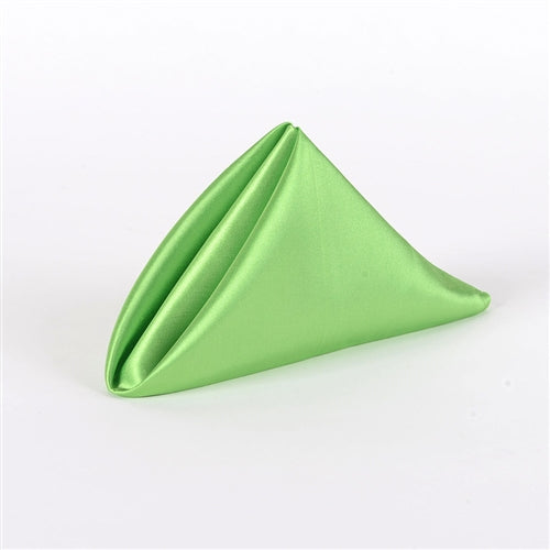 APPLE GREEN SATIN Napkins 20 Inch x 20 Inch - Pack of 5