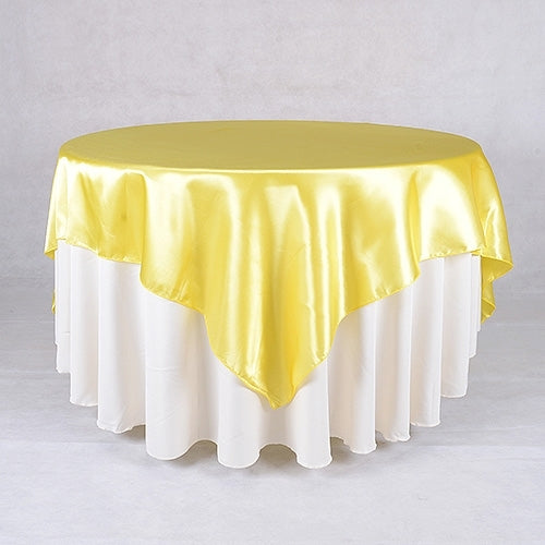 Daffodil 90 Inch x 90 Inch SQUARE SATIN Overlays