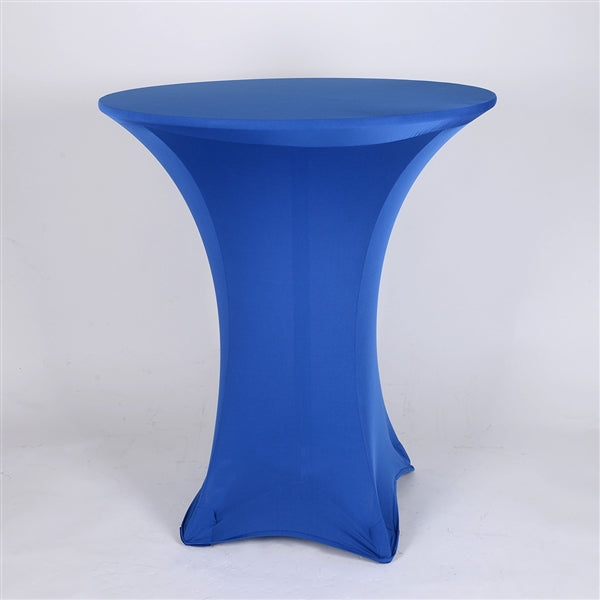 ROYAL BLUE Spandex Cocktail Tablecloths