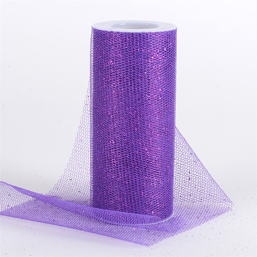 PURPLE Glitter Net 6x10 Yards