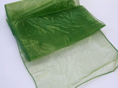 Spring Moss ORGANZA Table Runner