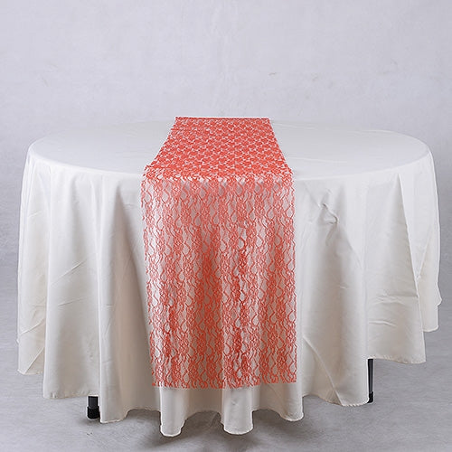 RED Lace Table Runner